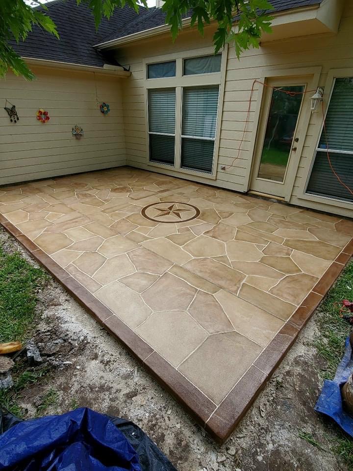 Pavers and Concrete Patio